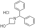 1-(Diphenylmethyl)-3-hydroxyazetidine hydrochloride molecular structure (CAS 90604-02-7)