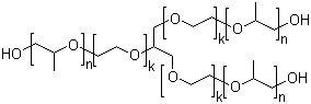 structure of CAS# 9082-00-2, Glycerol ethoxylated propoxylated