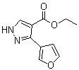 CAS 登录号：908271-38-5, 3-(3-呋喃基)-1H-吡唑-4-羧酸乙酯