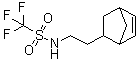N-[2-(Bicyclo[2.2.1]hept-5-en-2-yl)ethyl]-1,1,1-trifluoromethanesulfonamide molecular structure (CAS 908372-07-6)