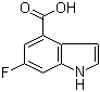 CAS # 908600-71-5, 6-Fluoro-1H-indole-4-carboxylic acid