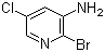 structure of CAS# 90902-83-3, 2-溴-3-氨基-5-氯吡啶