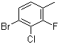 structure of CAS# 909122-30-1, 4-溴-3-氯-2-氟甲苯