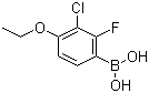 structure of CAS# 909122-50-5, 3-Chloro-4-ethoxy-2-fluorophenylboronic acid