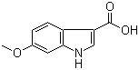 structure of CAS# 90924-43-9, 6-甲氧基-3-吲哚甲酸
