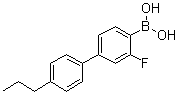 structure of CAS# 909709-42-8, [3-氟-4'-丙基联苯-4-基]硼酸