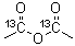 structure of CAS# 90980-78-2, 乙酸-1-<sup>13</sup>C 1,1'-酸酐