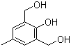 CAS # 91-04-3, 2,6-Bis(hydroxymethyl)-p-cresol, 2-Hydroxy-5-methyl-1,3-benzenedimethanol, 2,6-di(hydroxymethyl)-4-methylphenol