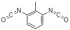CAS # 91-08-7, 2,6-Diisocyanatotoluene, 2-Methyl-1,3-phenylene diisocyanate, 2-Methyl-m-phenylene isocyanate, Toluene 2,6-diisocyanate, Tolylene 2,6-diisocyanate, m-Tolylene diisocyanate
