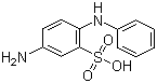 CAS # 91-30-5, 4-Aminodiphenylamine-2-sulfonic acid, 5-Amino-2-(phenylamino)-benzenesulfonic acid, 2-(Phenylamino)-5-aminobenzenesulfonic acid, 4-Amino-1,1'-diphenylamine-2-sulfonic acid, 4-Amino-2-sulfodiphenylamine, 5-Amino-2-anilinobenzenesulfonic acid, 6-Anilinometanilic acid, N-Phenyl-p-phenylenediamine-2-sulfonic acid