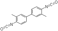 CAS # 91-97-4, 3,3'-Dimethyl-4,4'-biphenylene diisocyanate, 3,3'-Dimethylbiphenyl-4,4'-diyl diisocyanate