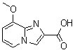 structure of CAS# 910122-85-9, 8-Methoxyimidazo[1,2-a]pyridine-2-carboxylic acid