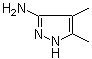 structure of CAS# 91159-73-8, 3-Amino-4,5-dimethyl-1H-pyrazole