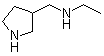 CAS # 91187-83-6, 3-(Ethylaminomethyl)pyrrolidine, N-Ethyl-3-pyrrolidinemethanamine