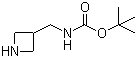 structure of CAS# 91188-15-7, 3-Boc-氨甲基氮杂环丁烷
