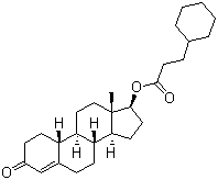17beta-Hydroxyestr-4-en-3-one 17-(3-cyclohexylpropionate) molecular structure (CAS 912-57-2)