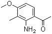 CAS # 912347-94-5, 2-Methyl-3-amino-4-acetylanisole, 1-(2-Amino-4-methoxy-3-methylphenyl)ethanone