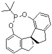 structure of CAS# 912457-08-0, (11aS)-5-叔丁基-10,11,12,13-四氢二茚并[7,1-de:1',7'-fg][1,3,2]二氧杂磷杂环辛二烯