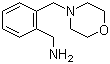 structure of CAS# 91271-82-8, 1-[2-(Morpholin-4-ylmethyl)phenyl]methanamine