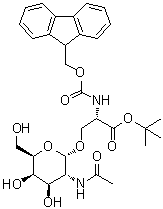CAS # 912840-54-1, O-[2-(Acetylamino)-2-deoxy-alpha-D-galactopyranosyl]-N-[(9H-fluoren-9-ylmethoxy)carbonyl]-L-serine 1,1-dimethylethyl ester