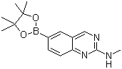 CAS 登录号：913067-91-1, 2-甲基氨基喹唑啉-6-硼酸频哪醇酯