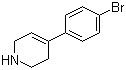 structure of CAS# 91347-99-8, 4-(4-溴苯基)-1,2,3,6-四氢吡啶