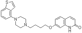CAS # 913611-97-9, Brexpiprazole, 7-[4-(4-(Benzo[b]thien-4-yl)-piperazin-1-yl)butoxy]-1H-quinolin-2-one, OPC 34712