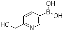 structure of CAS# 913835-98-0, 6-(Hydroxymethyl)pyridine-3-boronic acid