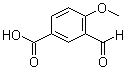 structure of CAS# 91420-99-4, 3-Formyl-4-methoxybenzoic acid