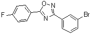 CAS 登录号：914212-32-1, 3-(3-溴苯基)-5-(4-氟苯基)-1,2,4-恶二唑