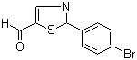 structure of CAS# 914348-78-0, 2-(4-溴苯基)噻唑-5-甲醛