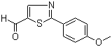 structure of CAS# 914348-82-6, 2-(4-甲氧基苯基)噻唑-5-甲醛