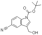 CAS # 914349-11-4, 5-Cyano-3-(hydroxymethyl)-1H-indole-1-carboxylic acid 1,1-dimethylethyl ester