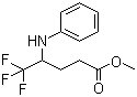 CAS 登录号：914613-28-8, DL-5,5,5-三氟-4-(苯胺基)戊酸甲酯