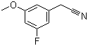 structure of CAS# 914637-31-3, (3-Fluoro-5-methoxyphenyl)acetonitrile