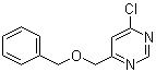 4-Chloro-6-[(phenylmethoxy)methyl]pyrimidine molecular structure (CAS 914802-11-2)