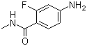 structure of CAS# 915087-25-1, N-Methyl-2-fluoro-4-aminobenzamide