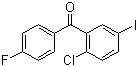 structure of CAS# 915095-86-2, (2-氯-5-碘苯基)(4-氟苯基)甲酮