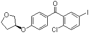 structure of CAS# 915095-87-3, (2-氯-5-碘苯基)[4-[[(3S)-四氢-3-呋喃基]氧基]苯基]甲酮