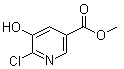 structure of CAS# 915107-30-1, 6-氯-5-羟基-3-吡啶羧酸甲酯