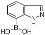 structure of CAS# 915411-01-7, 1H-吲唑-7-硼酸