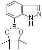 structure of CAS# 915411-02-8, 1H-吲唑-7-硼酸频哪醇酯