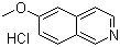 CAS # 915865-96-2, 6-Methoxyisoquinoline hydrochloride