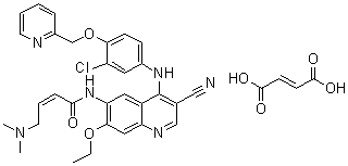 structure of CAS# 915942-22-2, Neratinib maleate
