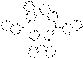 structure of CAS# 916061-87-5, 9,9-二[4-[二(萘-2-基)氨基]苯基]芴