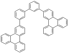 CAS # 916333-27-2, 3,3'-Di(Triphenylen-2-yl)-1,1'-biphenyl, 2,2'-[1,1'-Biphenyl]-3,3'-diylbis[triphenylene]