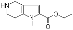 CAS # 916420-29-6, 4,5,6,7-Tetrahydro-1H-pyrrolo[3,2-c]pyridine-2-carboxylic acid ethyl ester