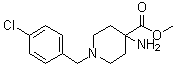 CAS 登录号：916422-59-8, 4-氨基-1-[(4-氯苯基)甲基]-4-哌啶羧酸甲酯