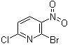 structure of CAS# 91678-23-8, 2-溴-6-氯-3-硝基吡啶
