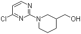 CAS 登录号：916791-10-1, 1-(4-氯-2-嘧啶基)-3-哌啶甲醇
